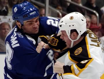 Domi fights LaCoutre Domi fights LaCoutre